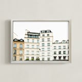 "Montebello" - Art Print in Beige by Heather Deffense - Framed