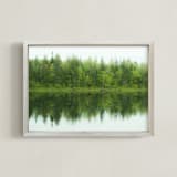 "Hush" - Art Print in Forest Green by Courtney Crane - Framed