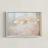 "The dance of the leaves II" - Art Print in Bright Bronze by Lying on the grass - Framed