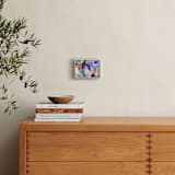 "Tangled" - Art Print in Pastel Pink by melanie mikecz - In a Room