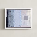 "Doors to my heart" - Art Print in Frost by Jaqui Falkenheim - Framed Canvas