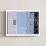"Doors to my heart II" - Art Print in Frost by Jaqui Falkenheim - Framed Canvas