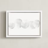 "Stepping Stones" - Art Print in Stone  by Malena Southworth - Framed Canvas