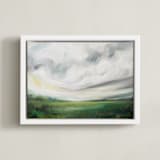 "Mornings Away" - Art Print in Mornings Away by Emily Jeffords - Framed Canvas