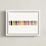 "Your Element" - Art Print in Rainbow by HAPI ART - Framed Canvas