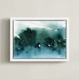 "misty forest" - Art Print in Forest by Lindsay Megahed - Framed Canvas