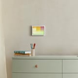 "gradients of color" - Art Print in yellow by Baumbirdy - In a Room