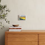 "Amber Fields" - Art Print in Amber by Holly Whitcomb - In a Room