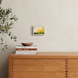 "Western Dawn" - Art Print in warm yellow by Stephanie Goos Johnson - In a Room