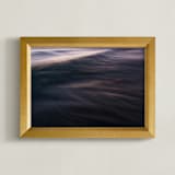 "The Uniqueness of Waves XXI" - Art Print in Twilight Brown by Tal Paz-Fridman - Framed