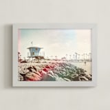 "beach affect 2" - Art Print in summer by Kamala Nahas - Framed