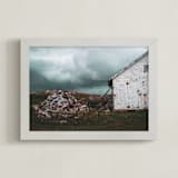 "Ominous" - Art Print in Moody by Heather Cairl - Framed