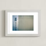 "From the Window, San Francisco 2" - Art Print in Dawn in the Alleyway taupe by Jacquelyn Sloane Siklos - Framed
