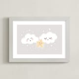 "stellina" - Art Print in Cloud by chocomocacino - Framed