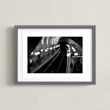 "Cite" - Art Print in Black & White by 1885 Atelier - Framed