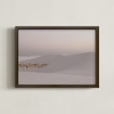 "Desert Dusk II" - Art Print in Cashmere by Tania Medeiros - Framed