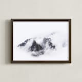 "Top Of The World" - Art Print in Cloud White by GeekInk Design - Framed