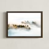 "Revealing I" - Art Print in Seaweed Green by Tania Medeiros - Framed