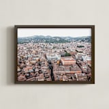 "Bologna" - Art Print in Dusty Blush by LindseyErin - Framed