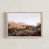 "The Preserve" - Art Print in Wheat by Robin Ott - Framed