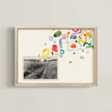 "Daydreaming I" - Art Print in Ivory by Sumak Studio - Framed