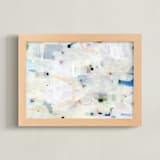 "parcel" - Art Print in Denim by Lindsay Megahed - Framed