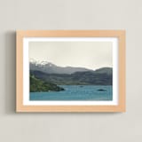 "Landscape 1" - Art Print in Ocean Blue by lulu and isabelle - Framed