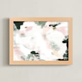 "Mystic 2" - Art Print in Peach by Melanie Severin - Framed