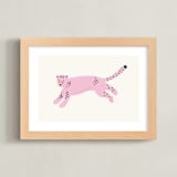"Fierce" - Art Print in Rose Quartz by Tennie and Co. - Framed