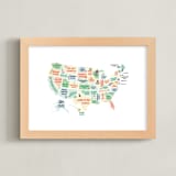 "United Nicknames" - Art Print in White by Char-Lynn Griffiths - Framed
