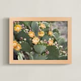 "Blooming in the Desert " - Art Print in Green by Alison Holcomb - Framed