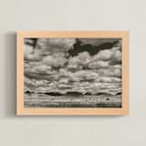 "Storm Clouds" - Art Print in Sepia by Ann Gardner - Framed