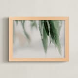 "rustling mist" - Art Print in artichoke green by Alicia Abla - Framed