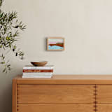 "Breaking Barriers" - Art Print in Tuscan Red by Karyn Denten - In a Room