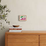 "City State of Mind" - Art Print in Flamingo Pink by Jordan Sondler - In a Room