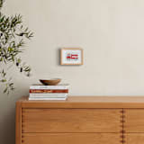 "Fire Rescue" - Art Print in Baby Blue by Itsy Belle Studio - In a Room