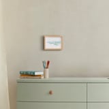 "Surf City" - Art Print in Blue Surf by Jenny Partrite - In a Room