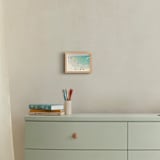 "Sky Dreams" - Art Print in mint by Caroline Mint - In a Room