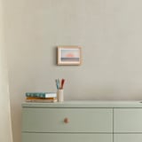 "Feels Like Summer" - Art Print in Salmon by Kimberly Young - In a Room