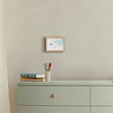 "Surf City 2" - Art Print in Tower Blue by Jenny Partrite - In a Room
