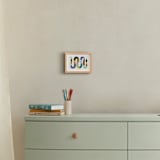 "Quilted Snake" - Art Print in Muted Multi by Kelly Watkins - In a Room