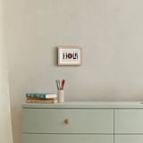 "Hola" - Art Print in Orange by Rebecca Humphreys - In a Room
