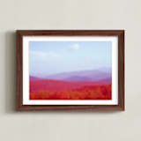 "Bold Ridge" - Art Print in Carnival by Deborah Chou - Framed