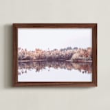 "down by the docks" - Art Print in Autumn by Maja Cunningham - Framed