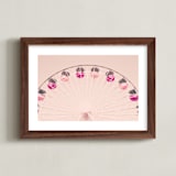 "Gira Gira" - Art Print in Cotton Candy by Caroline Mint - Framed