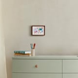 "Exploration Map" - Art Print in Apricot by DorothyDear Creations - In a Room
