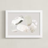"Unturned 1" - Art Print in Putty by Melanie Severin - Framed