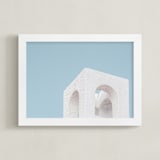 "Out of the box" - Art Print in Bluebell by Christian Fernandez - Framed