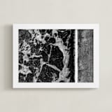 "Foam" - Art Print in Black & White by Stephanie Brown - Framed
