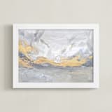 "Dune Grass" - Art Print in Sand by Julia Contacessi - Framed